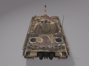 Panther F Tank 3D Model