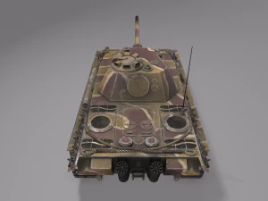 Tanque Pantera F Modelo 3D