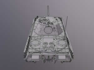 Panther F Tank 3D Model