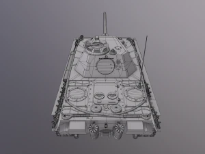 Tanque Pantera F Modelo 3D