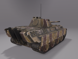 Panther F Tank 3D Model