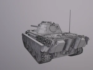 Tanque Pantera F Modelo 3D