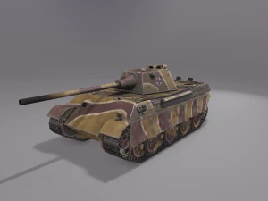 Tanque Pantera F Modelo 3D