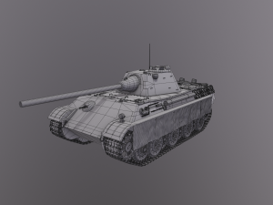 Panther F Tank 3D Model