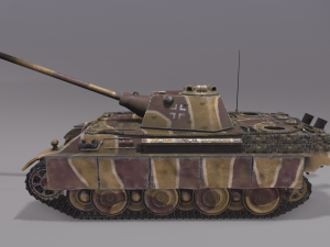 Panther F Tank 3D Model