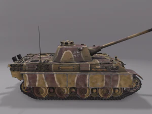 Tanque Pantera F Modelo 3D