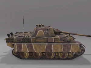 Tanque Pantera F Modelo 3D