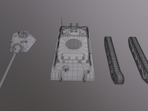Panther F Tank 3D Model