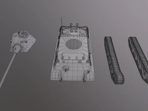 Tanque Pantera F Modelo 3D
