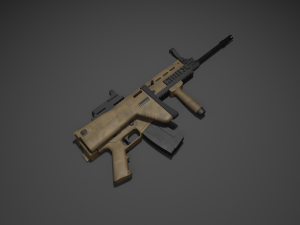 SCAR-H Assault Rifle 3D 모델