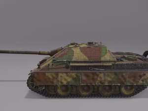 Jagdpanther G1 Tank Destroyer 3D Model