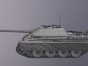 Jagdpanther G1 Tank Destroyer Model 3D