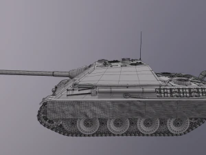 Jagdpanther G1 Tank Destroyer 3D Model
