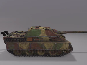 Jagdpanther G1 Tank Destroyer 3D Model