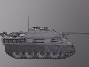 Jagdpanther G1 Tank Destroyer Model 3D