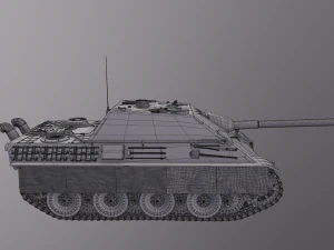 Jagdpanther G1 Tank Destroyer 3D Model