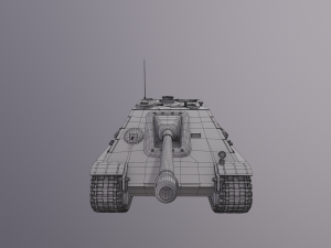 Jagdpanther G1 Tank Destroyer Model 3D