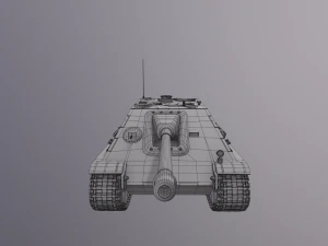 Jagdpanther G1 Tank Destroyer 3D Model