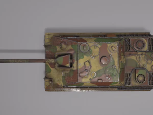 Jagdpanther G1 Tank Destroyer 3D Model