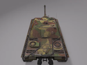 Jagdpanther G1 Tank Destroyer 3D Model