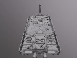 Jagdpanther G1 Tank Destroyer Model 3D