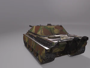 Jagdpanther G1 Tank Destroyer 3D Model