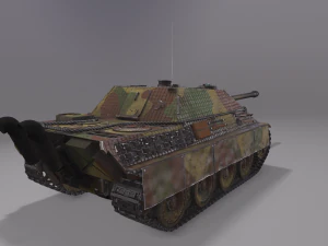 Jagdpanther G1 Tank Destroyer 3D Model