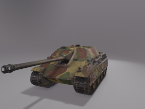 Jagdpanther G1 Tank Destroyer Model 3D