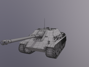 Jagdpanther G1 Tank Destroyer Model 3D
