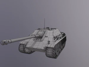 Jagdpanther G1 Tank Destroyer 3D Model