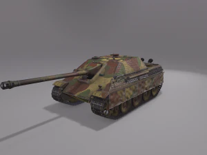 Jagdpanther G1 Tank Destroyer 3D Model
