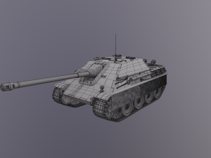 Jagdpanther G1 Tank Destroyer Model 3D