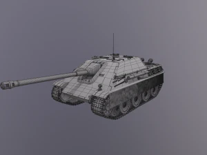 Jagdpanther G1 Tank Destroyer 3D Model