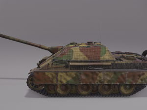 Jagdpanther G1 Tank Destroyer Model 3D