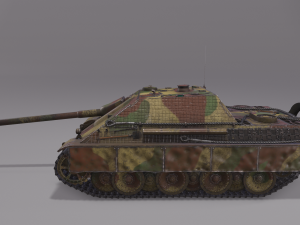 Jagdpanther G1 Tank Destroyer Model 3D