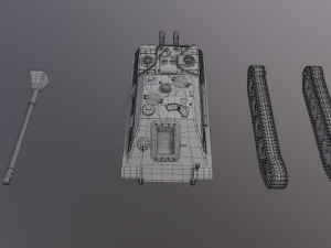 Jagdpanther G1 Tank Destroyer Model 3D