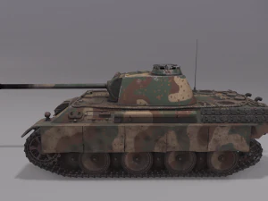 Panther G Tank 3D Model