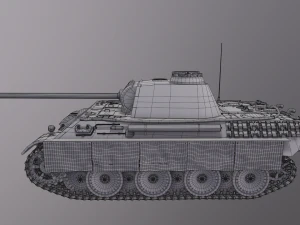 Panther G Tank 3D Model