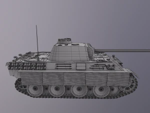 Panther G Tank 3D Model