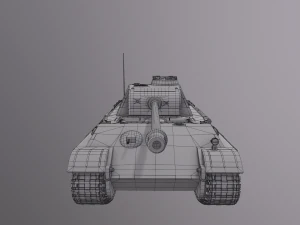Panther G Tank 3D Model