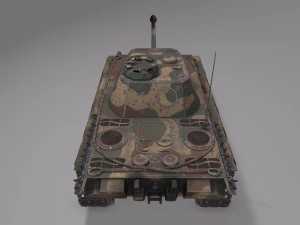 Panther G Tank 3D Model