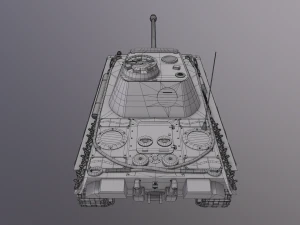 Panther G Tank 3D Model