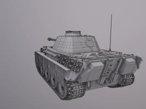 Panther G Tank 3D Model