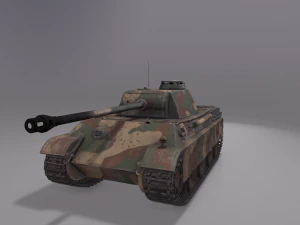 Panther G Tank 3D Model