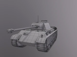 Panther G Tank 3D Model