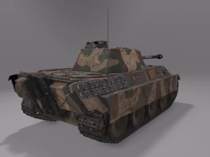 Panther G Tank 3D Model