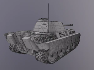 Panther G Tank 3D Model