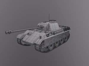Panther G Tank 3D Model