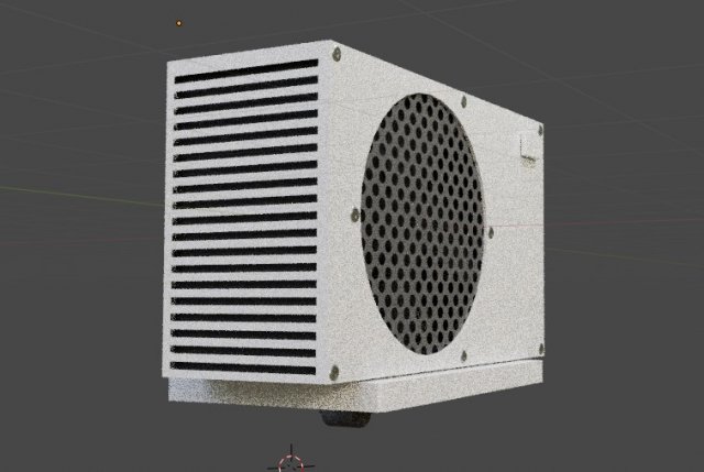Air conditioning 3D Model .c4d .max .obj .3ds .fbx .stl .blend