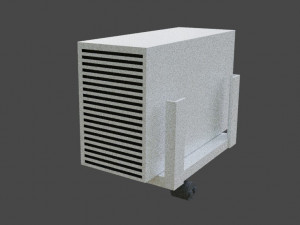 공기 조절 3D 모델